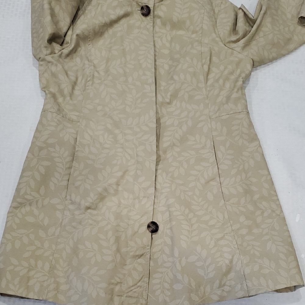 Eddie Bauer Light Tan Trench Coat - Picture 14 of 16